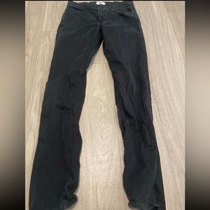 PAIGE Women's Black Straight Leg Jeans